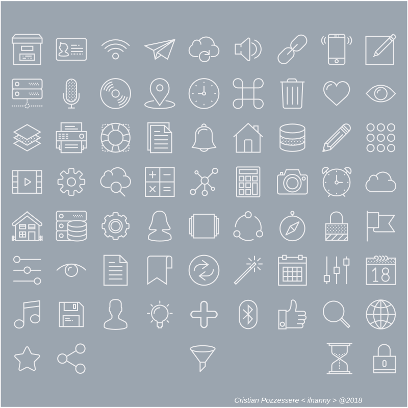 symbols icon set