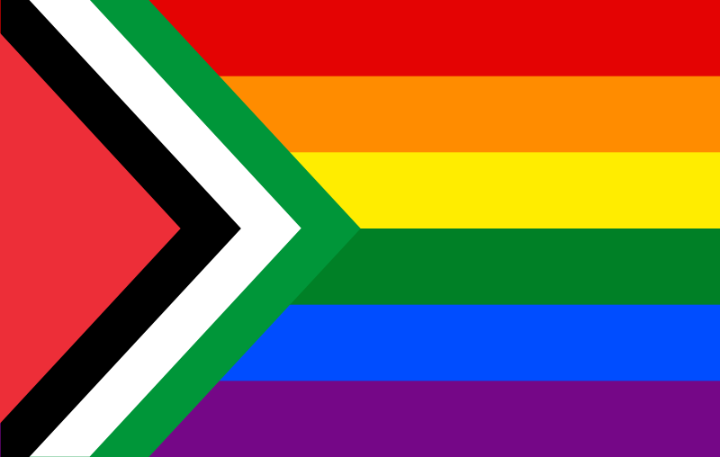 Palestine LGBTQ+ gay pride flag