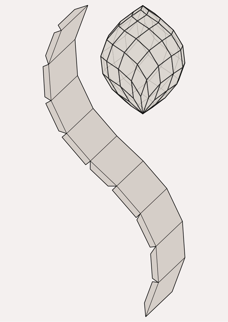 3D dome layout