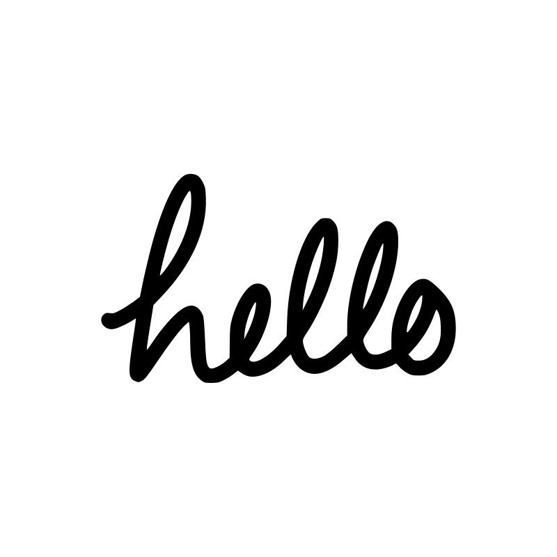 Handwritten "Hello"