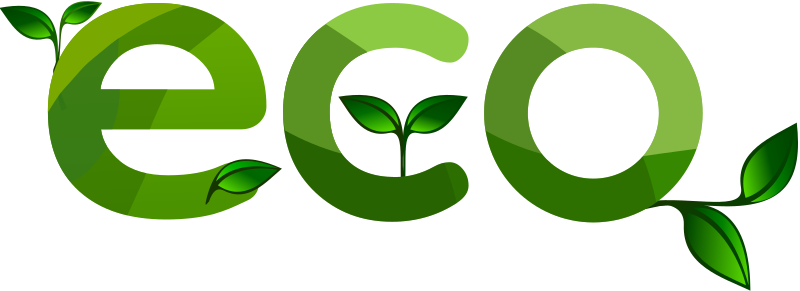 eco green text logo 