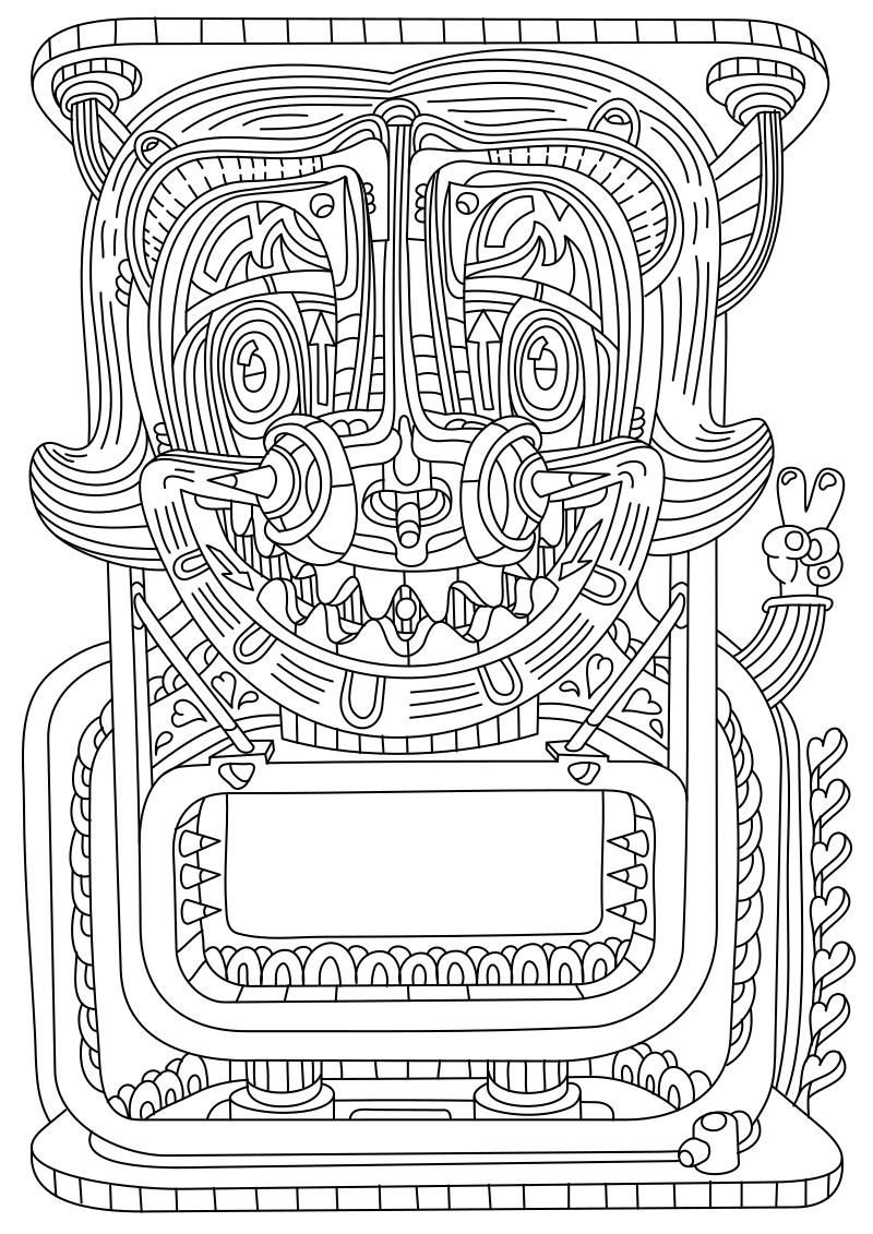 Weird Art Line FRAME