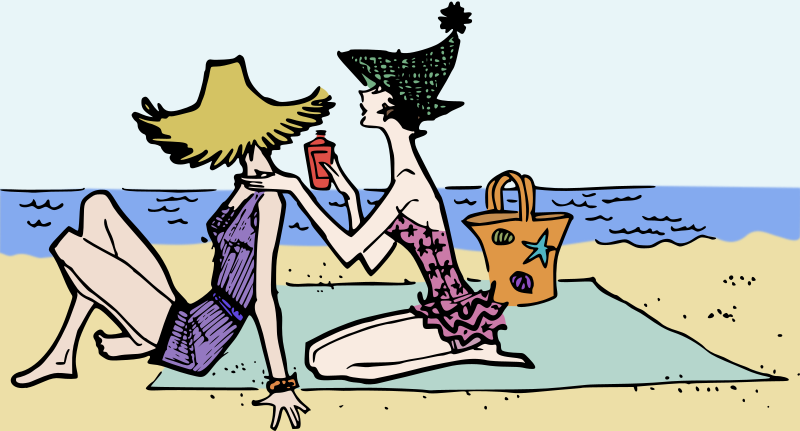 Suntan Lotion Ladies - Colour Remix