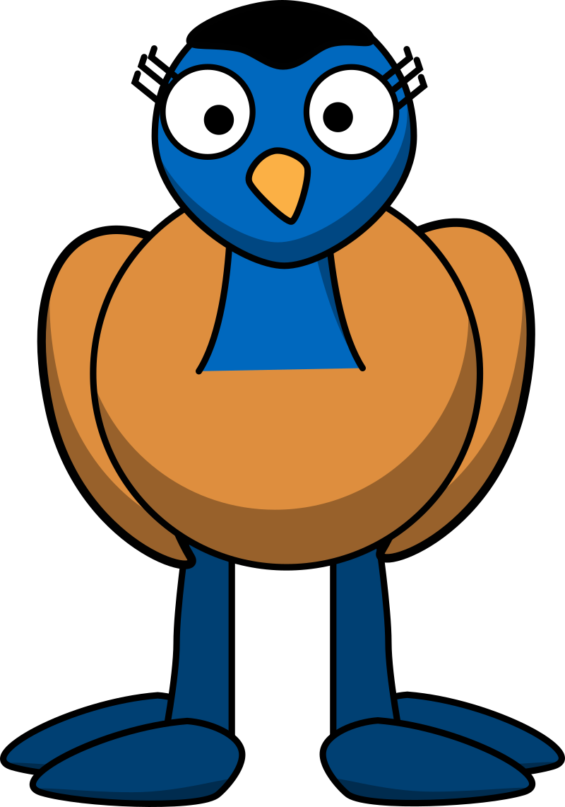 cartoon emu