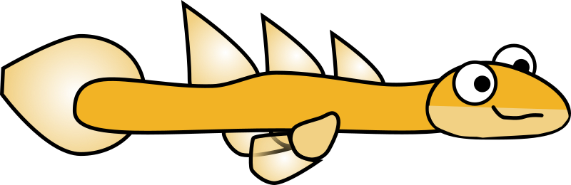 Cartoon bichir