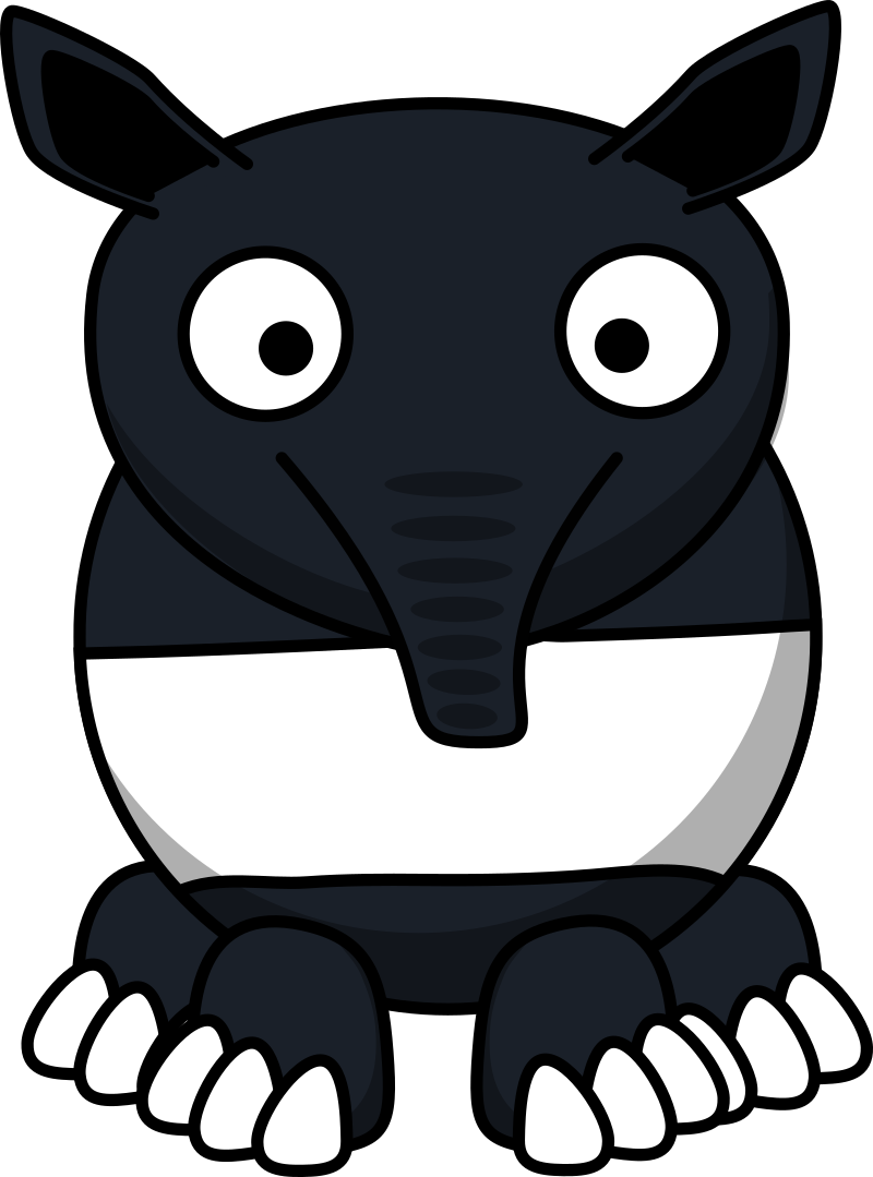 Cartoon Tapir