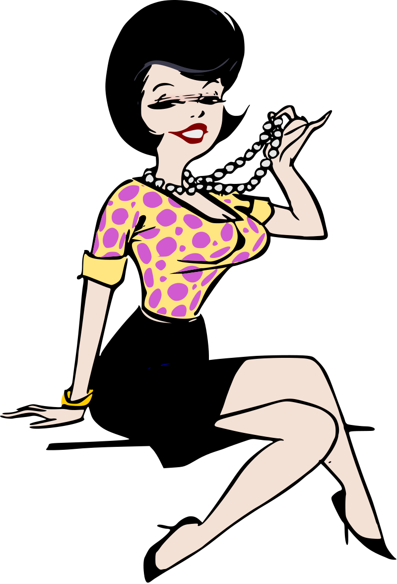 Woman with Pearls - Colour Remix