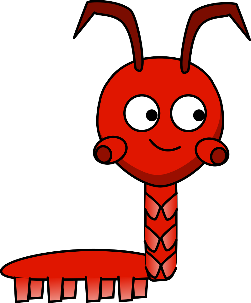 Cartoon velvet worm
