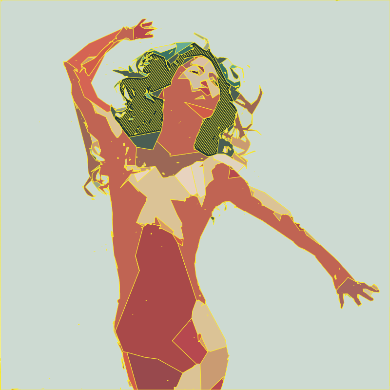 Abstract Lady Dancing