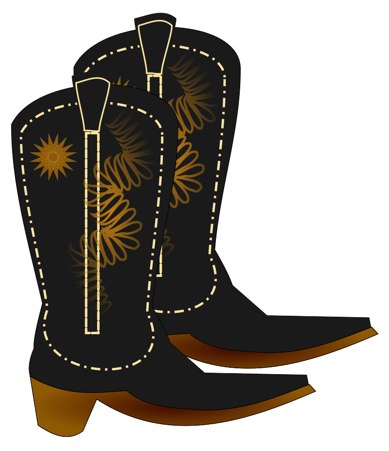 Black Cowboy Boots