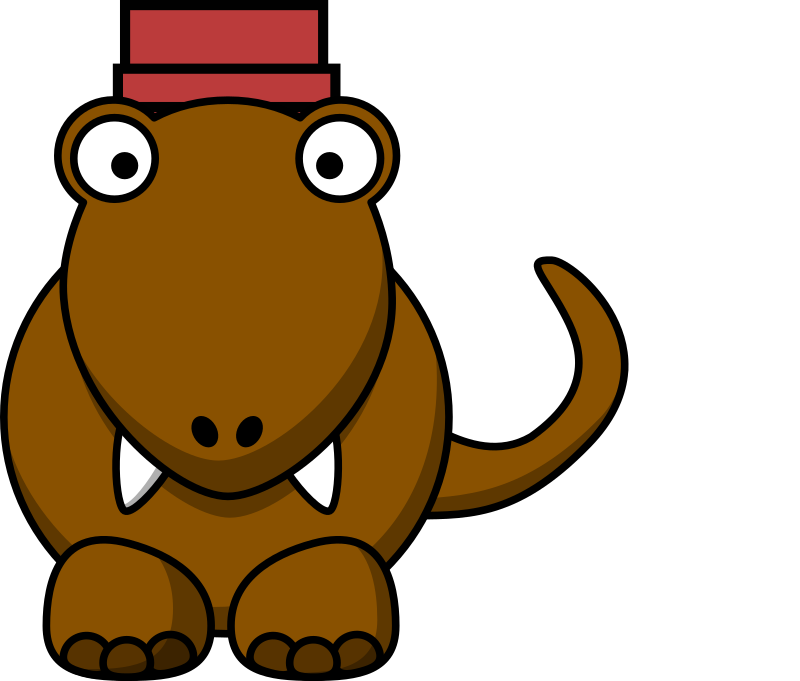 Cartoon Dimetrodon