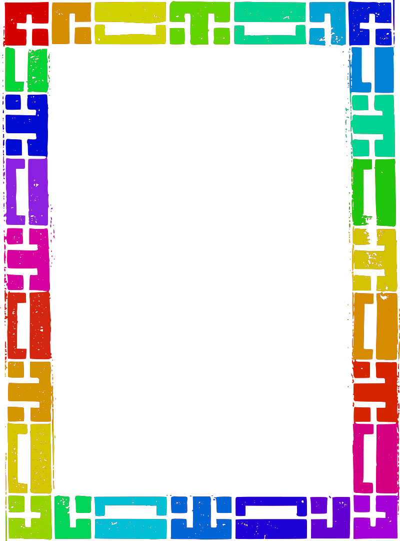 Retro Shapes - Rainbow Remix