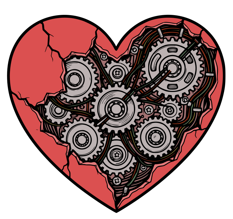 Mechanical Love Heart - Colour Remix