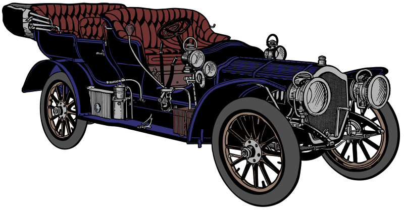 Antique Car - Colour Remix