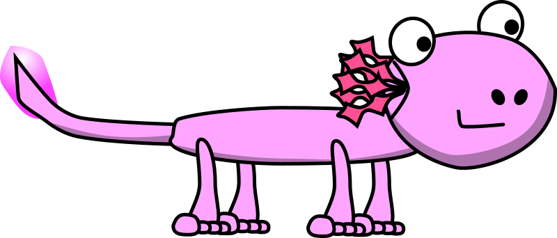Cartoon Axolotl