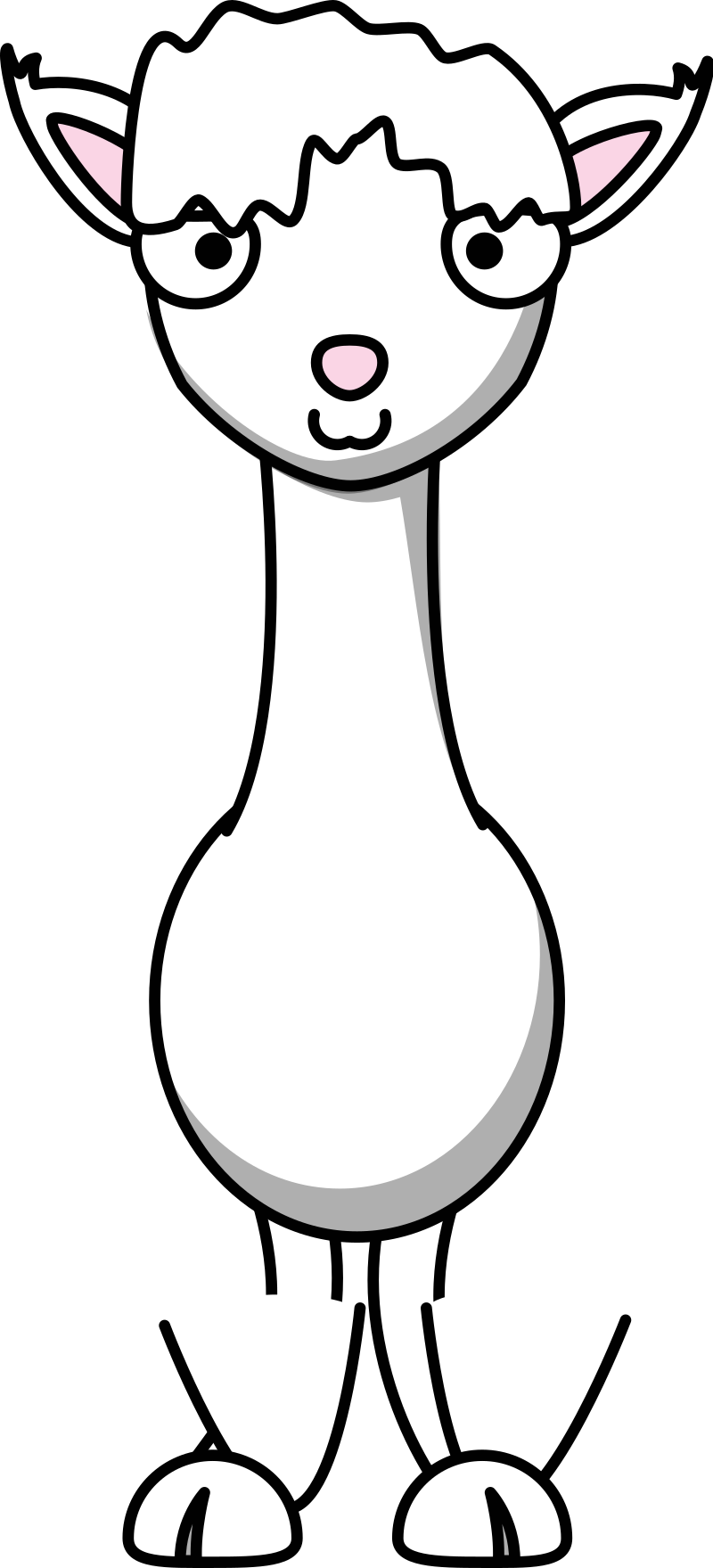Cartoon Alpaca