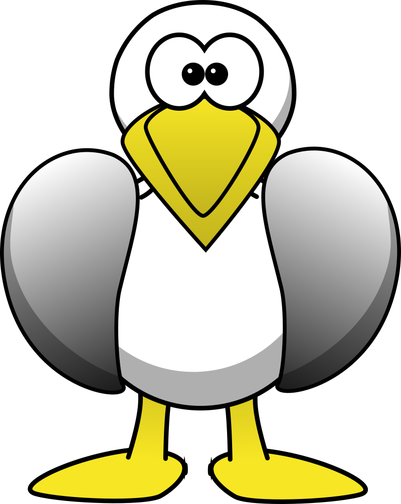 Cartoon Pelican