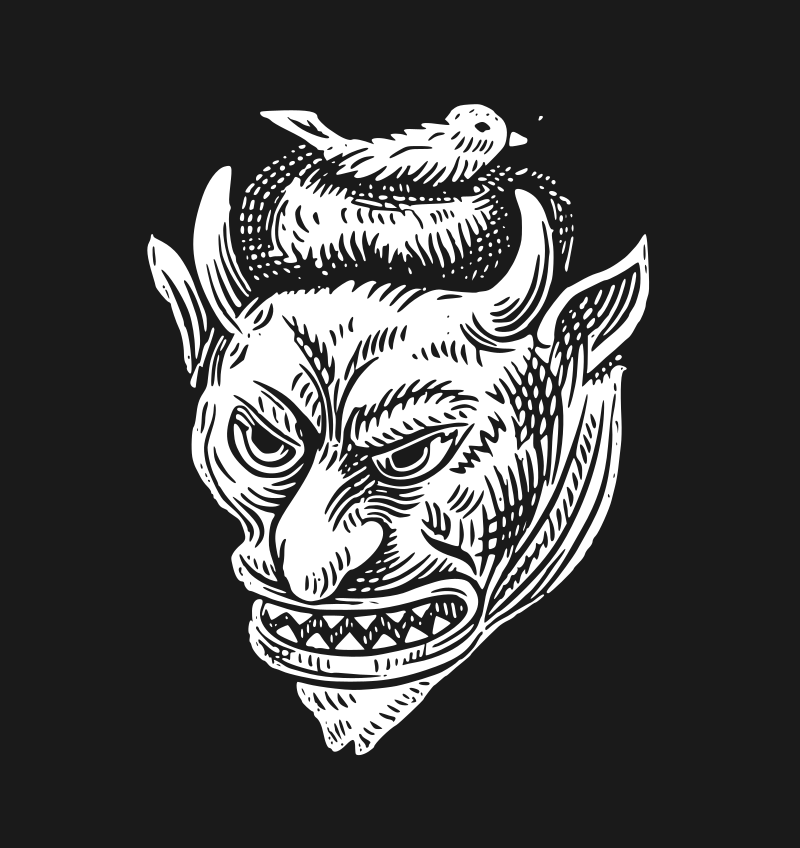 Demon mask