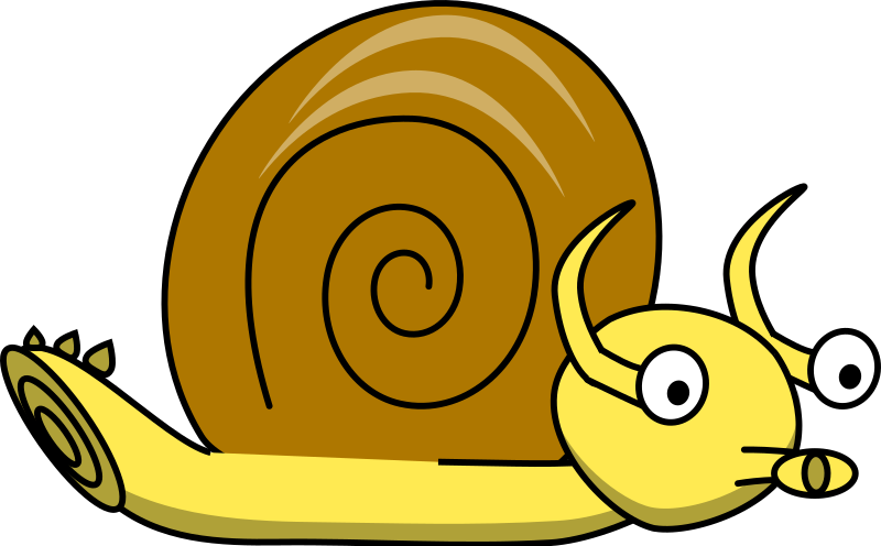 Cartoon Freshwater Snail