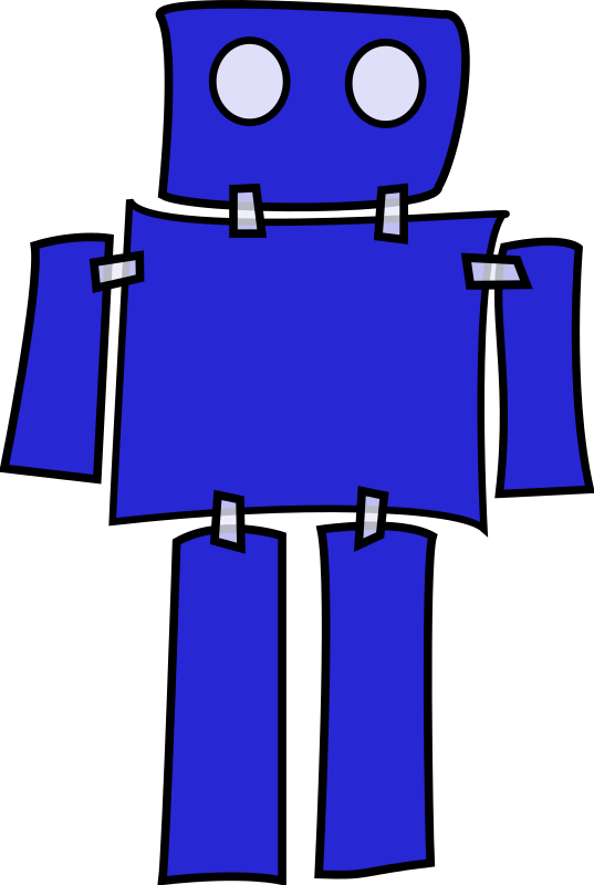 blue robot