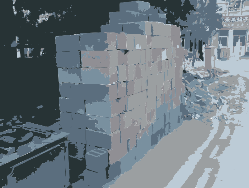 caochangdi brickpile