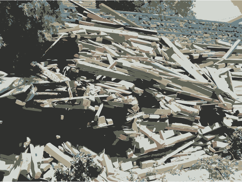 Caochangdi Wood Pile