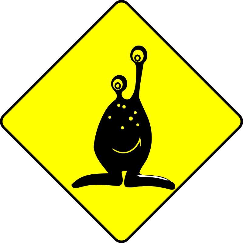 Caution alien