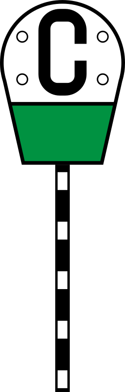 (GD-08) sign "permanent warning sign of the filing of a whistle"