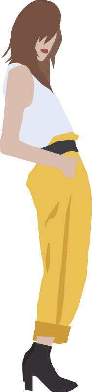 Retro fashion girl