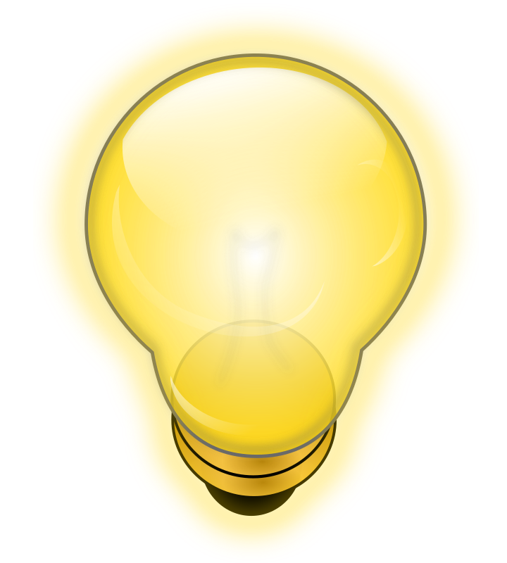 Glowing Light Bulb