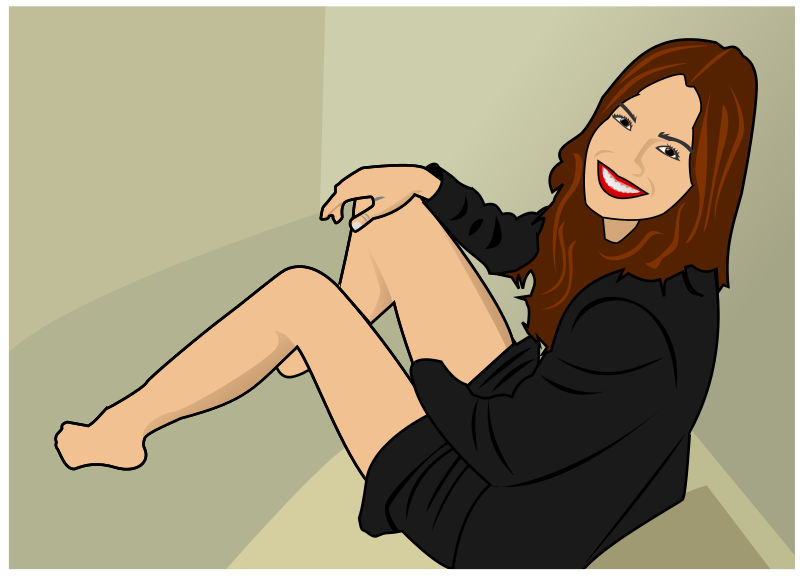 woman sitting