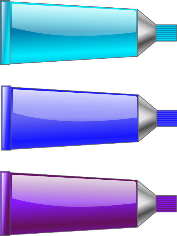 Color tube Blue Purple Cyan