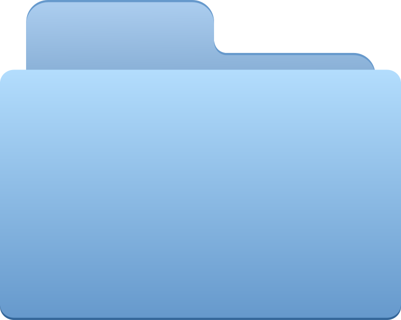 Folder - blue