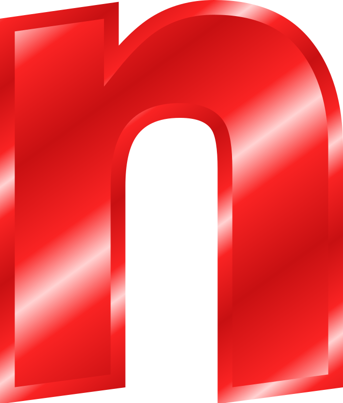 Effect Letters Alphabet red