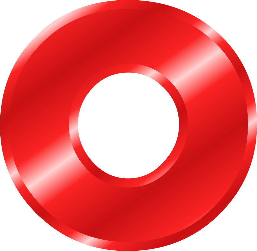 Effect Letters Alphabet red
