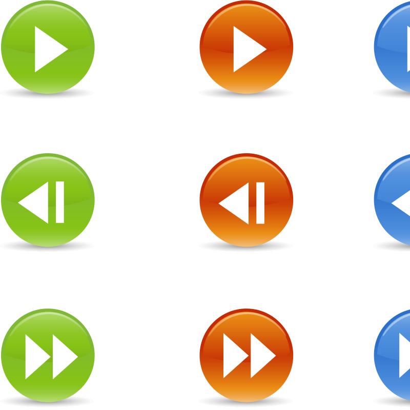 Round Buttons Symbols