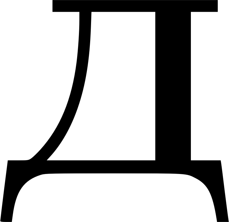 Cyrillic letter д