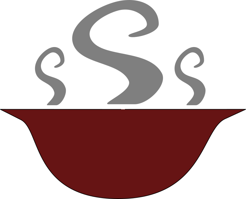 bowl of steaming soup 01