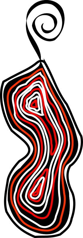 Abstract violin