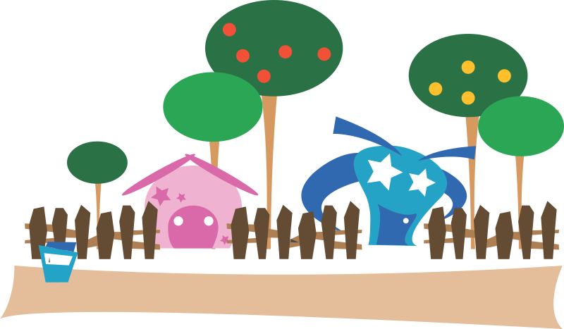 Cartoon village