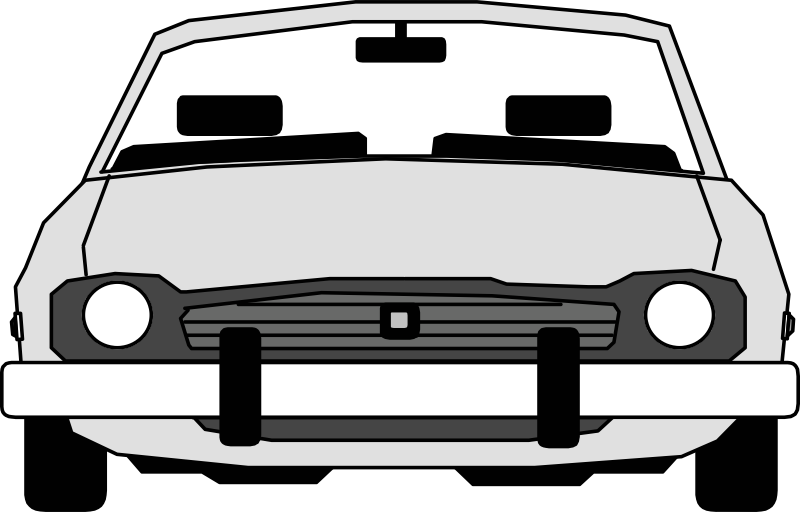 car front view