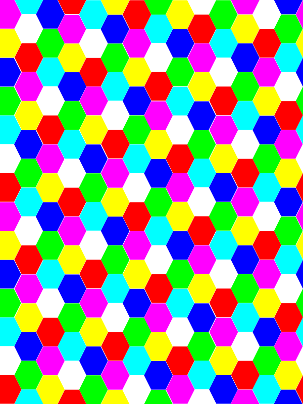 hexagonal tiles